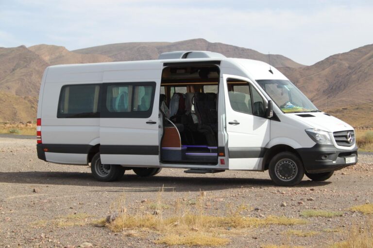 Mercedes Sprinter minibus private driver in Morocco